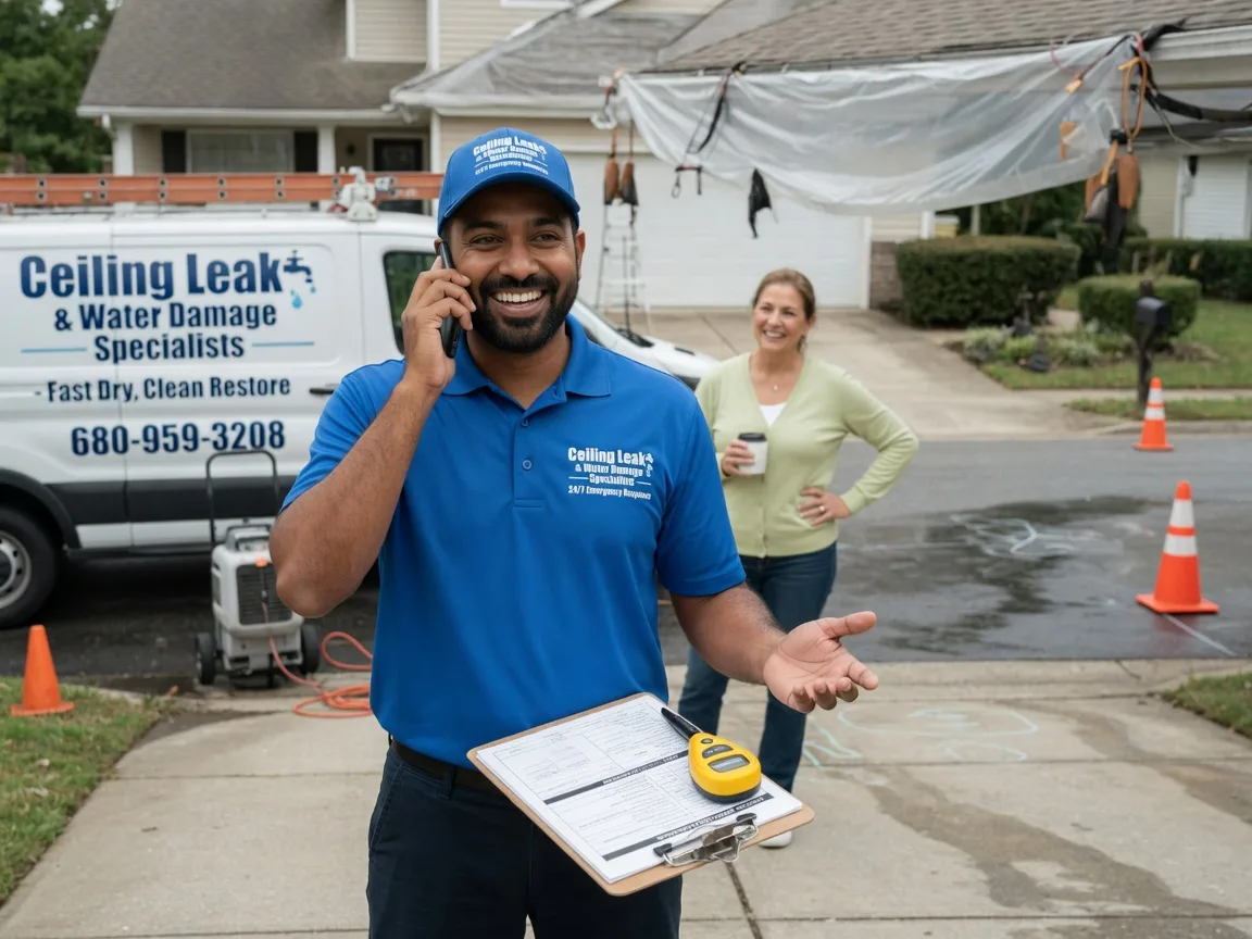 Ceiling Leak Cleanup South Hutchinson, KS FAQs